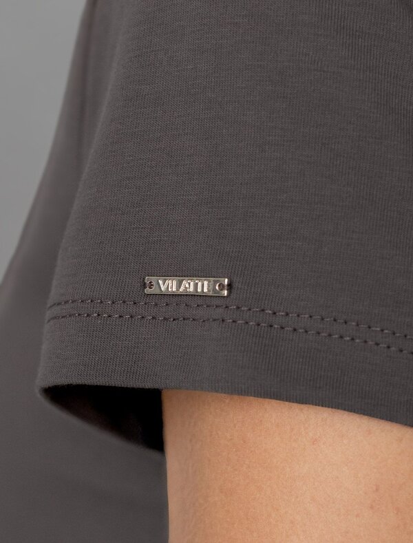 VILATTE Футболка 567419 D49.123 т.серый_дождь