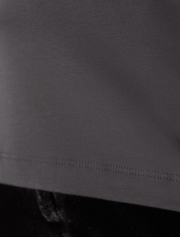 VILATTE Футболка 567419 D49.123 т.серый_дождь