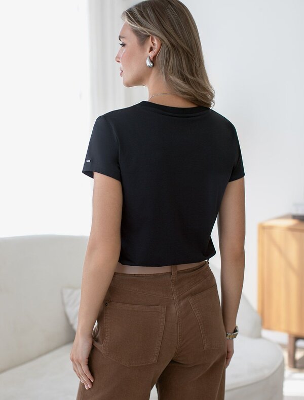 VILATTE Футболка 567420 D49.123 черный_vilatte