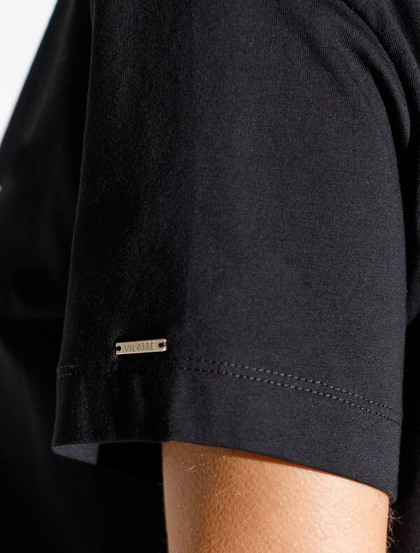 VILATTE Футболка 567422 D49.124 черный_рыба