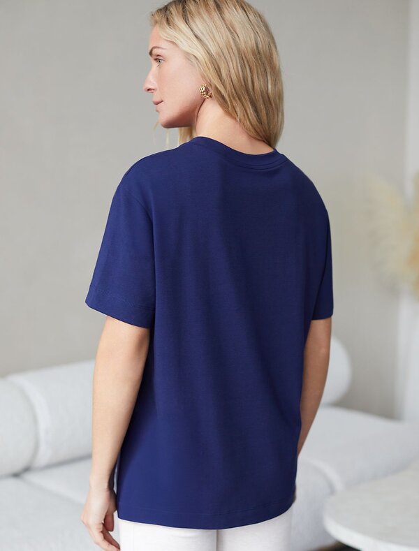 VILATTE Футболка 567428 D49.136 т.синий_moncheri