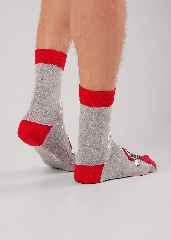 CLEVER Носки 567571 К6560Л меланж серый