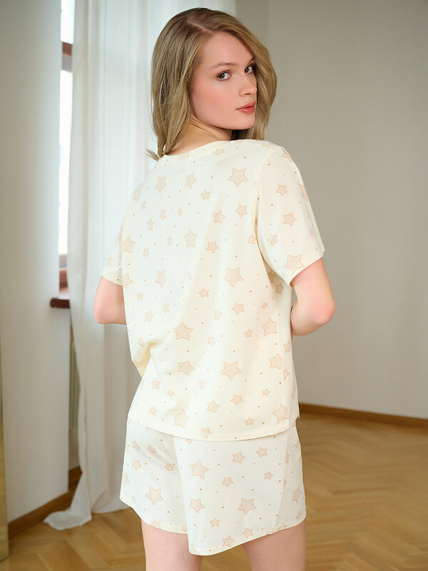 INDEFINI Пижама 567906 5189TBD Бежевый