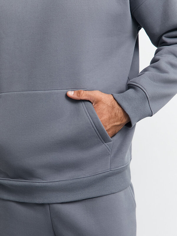 Omsa Худи 568029 OmU 2045С Худи муж. OVERSIZE утепленное, CO+PE Grigio (Серый)