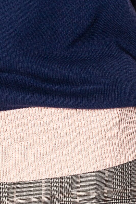 VILATTE Джемпер 568132 D39.456 синий-розовый