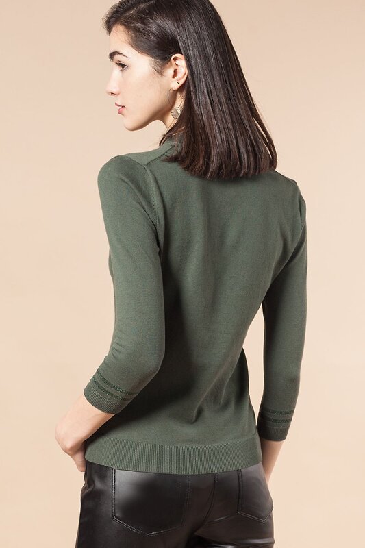 VILATTE Джемпер 568143 D39.463 оливковый