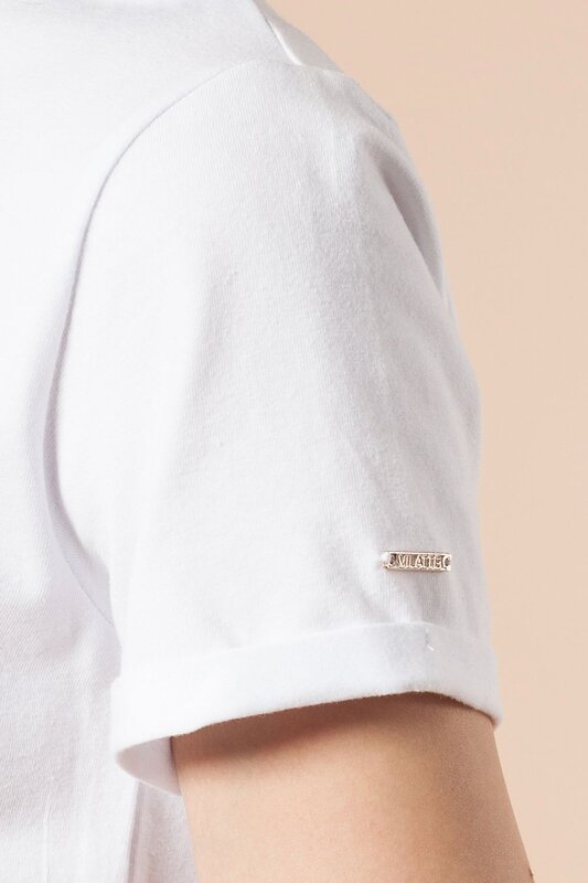VILATTE Футболка 568166 D49.715 белый_буквы