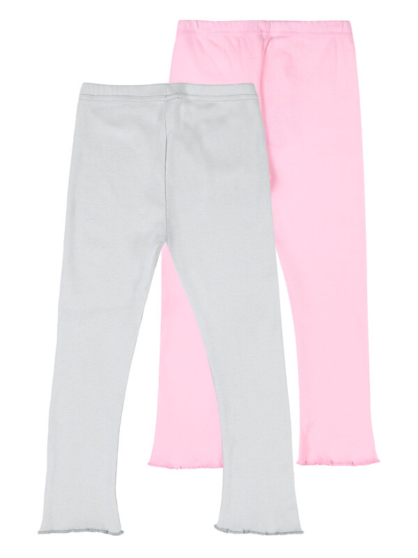 Апрель Легинсы 568179 2ДРЛ5749024 светло-розовый+светло-серый