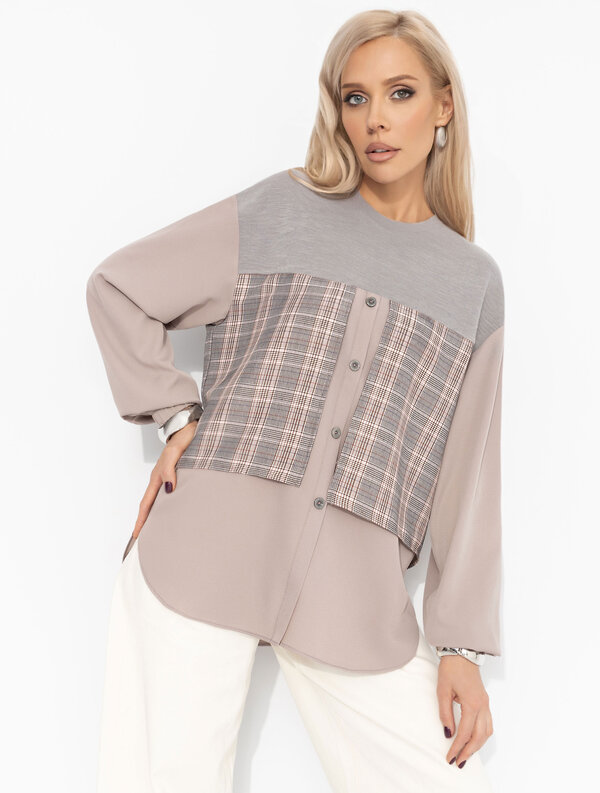 CHARUTTI Свитшот 568207 12246 Бежевый