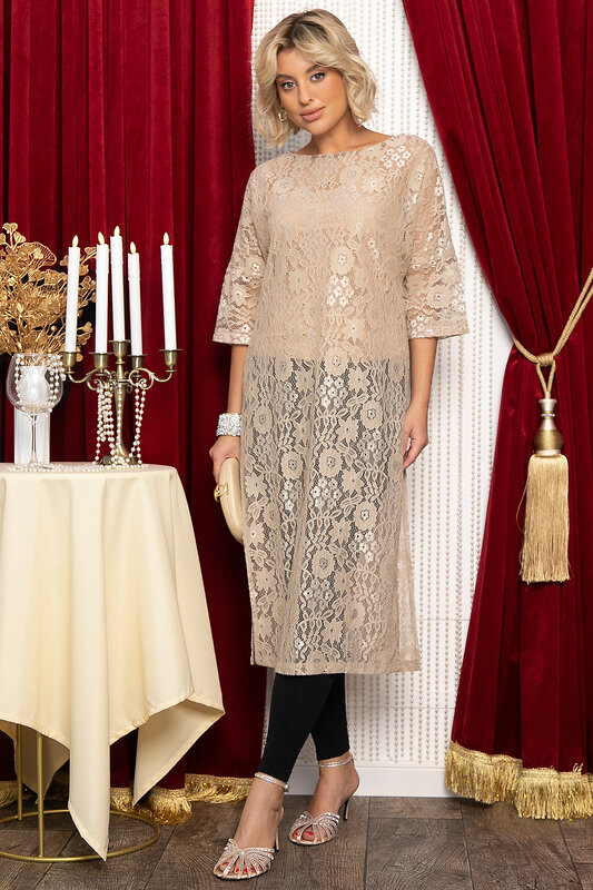 LT Collection Туника 568312 П14754-10М бежевый