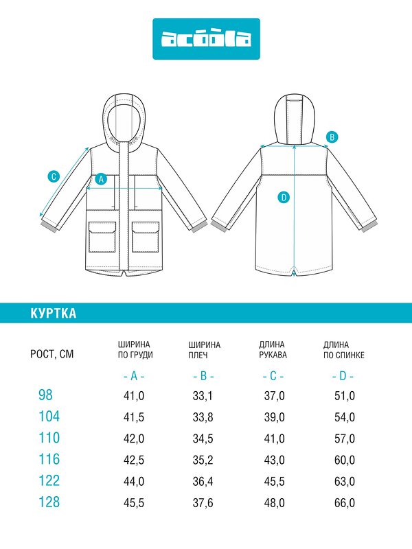 Acoola Куртка 568373 20120770007 синий