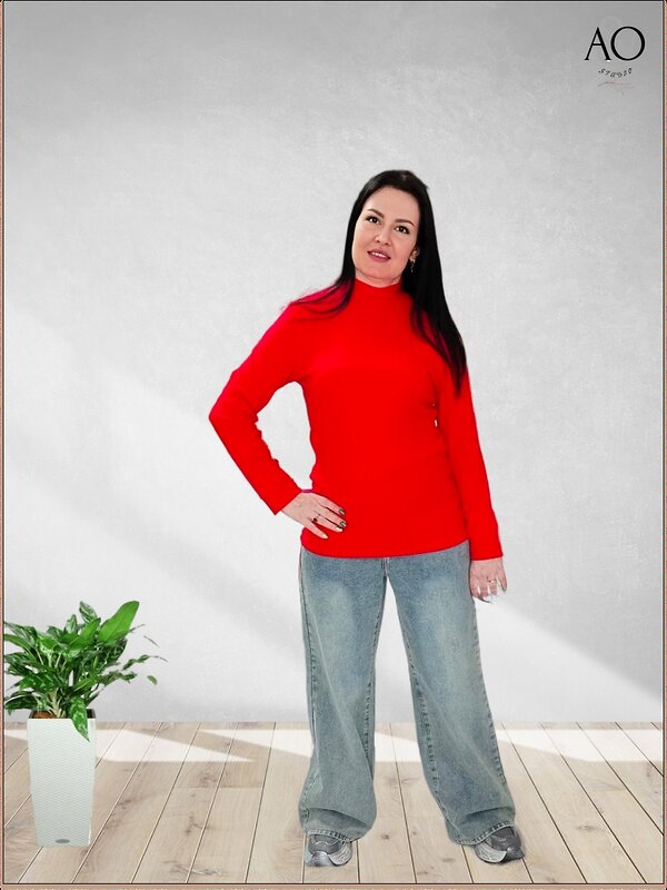AandOstudio Водолазка 568400 В20013В красный