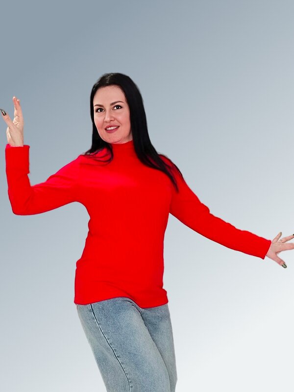 AandOstudio Водолазка 568400 В20013В красный