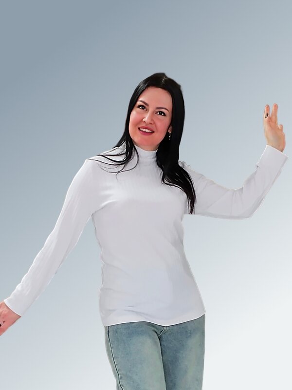 AandOstudio Водолазка 568402 В20013Д белый