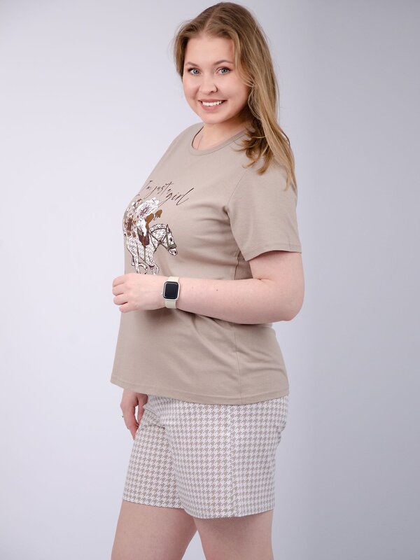 Malina Пижама 568531 3170 белый/бежевый