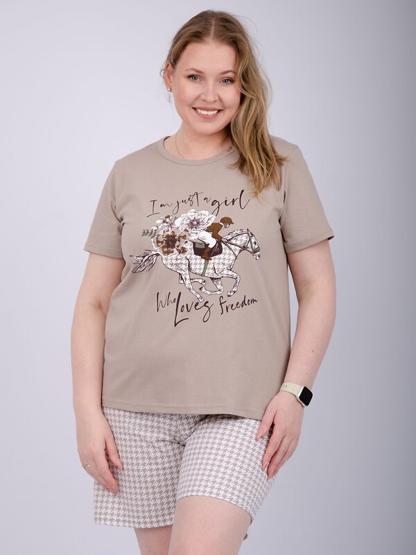 Malina Пижама 568531 3170 белый/бежевый