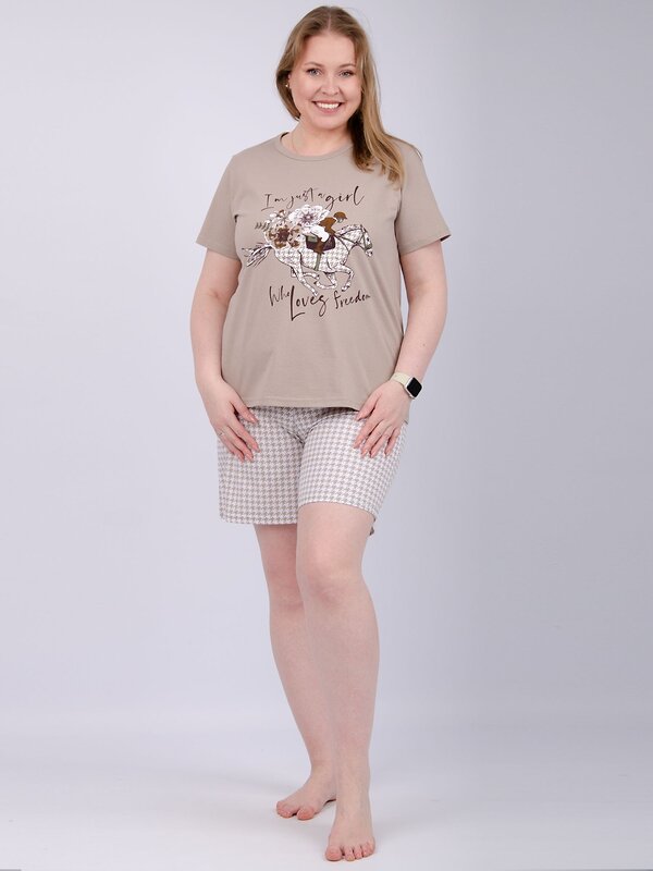 Malina Пижама 568531 3170 белый/бежевый