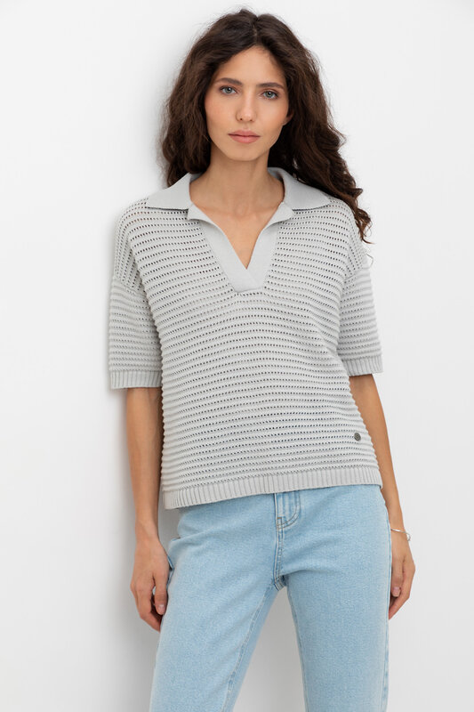 VERY NEAT Поло 568755 ЕВ 30202 светло-серый5