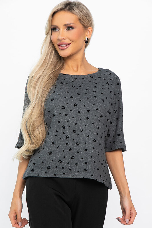 LT Collection Джемпер 568815 Б14763-10М серый