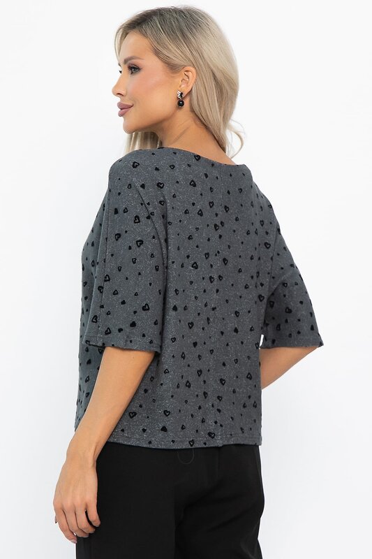 LT Collection Джемпер 568815 Б14763-10М серый