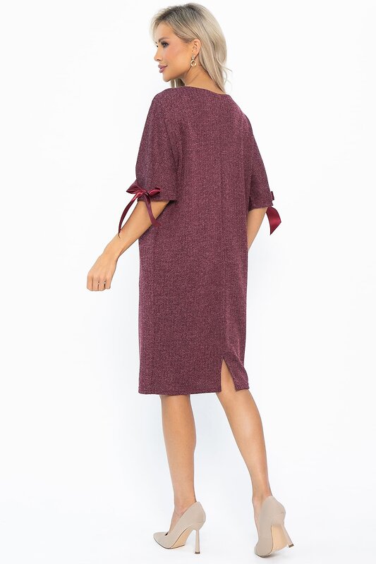 LT Collection Платье 568818 П14782-10М бордовый