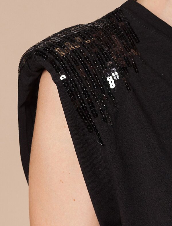 VILATTE Футболка 568828 D49.741 черный