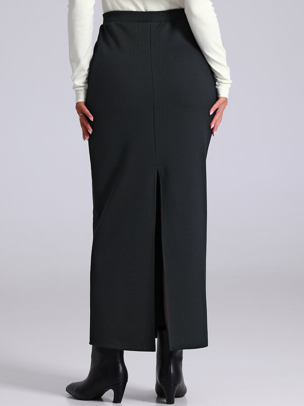 Апрель Юбка 568836 1ЖЮД4827176 твид елочка черный