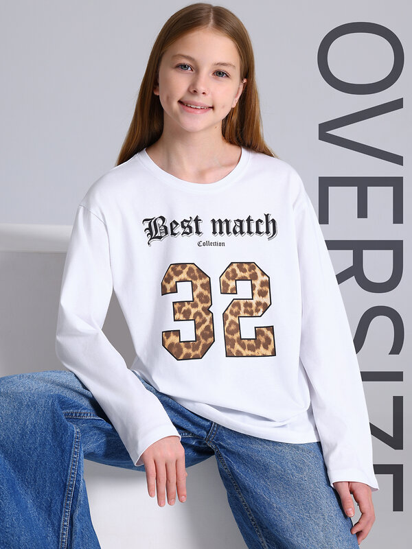 Апрель Лонгслив 568842 1ДДЛД5019001 белый