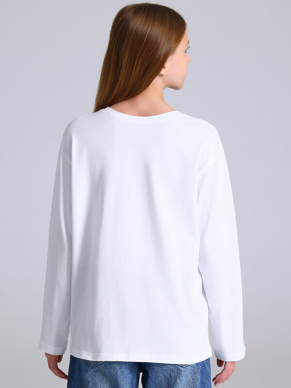 Апрель Лонгслив 568842 1ДДЛД5019001 белый
