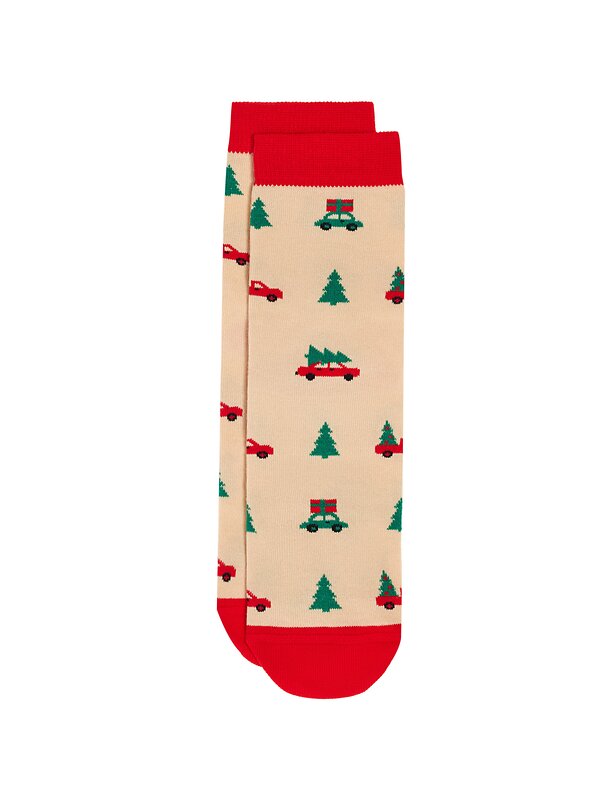 Conte elegant Носки 568886 NEW YEAR 21С-76СП бежевый