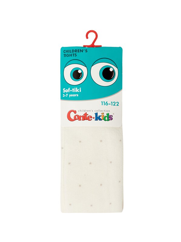 CONTE-KIDS Колготки 568939 SOF-TIKI 7С-38СП молочный
