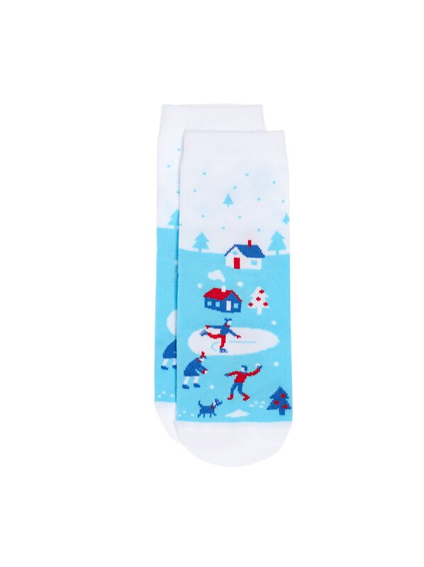 CONTE-KIDS Носки 568955 NEW YEAR 21С-67СП бирюза