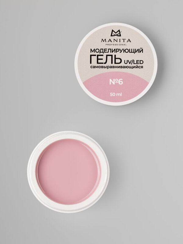 MANITA Гель моделирующий для ногтей №6, 50 мл 568981 28112 