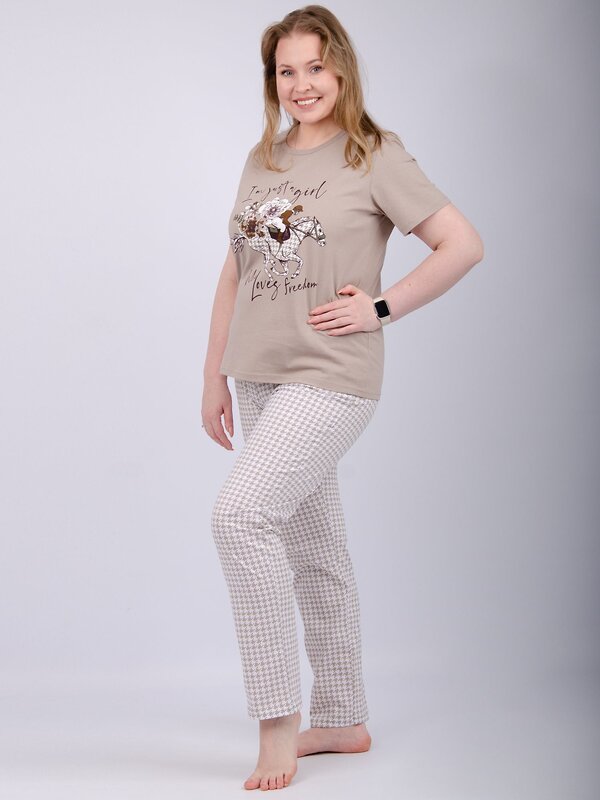 Malina Пижама 569005 3170б белый/бежевый