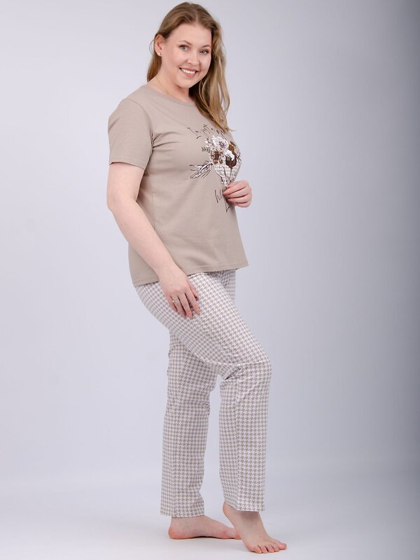Malina Пижама 569005 3170б белый/бежевый
