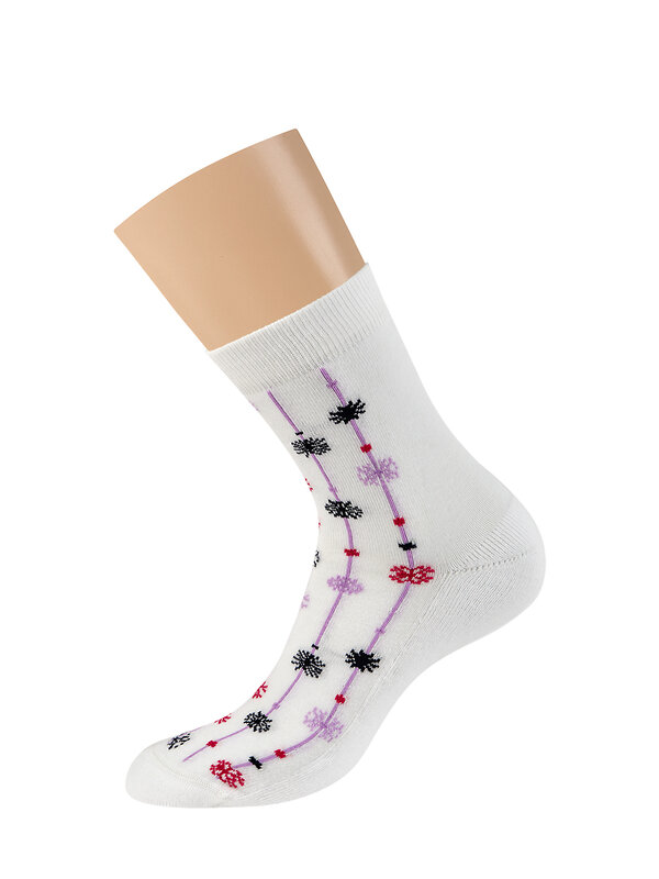 Minimi Носки 569092 MINI INVERNO 3300-3 (снежинки) Bianco (Белый)