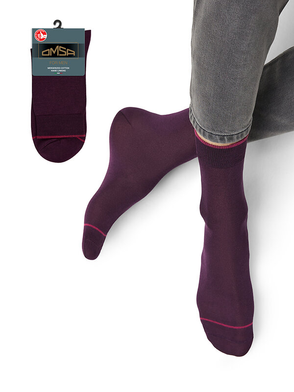 Omsa Носки 569097 OMSA CLASSIC 206 А Mora (Фиолетовый)