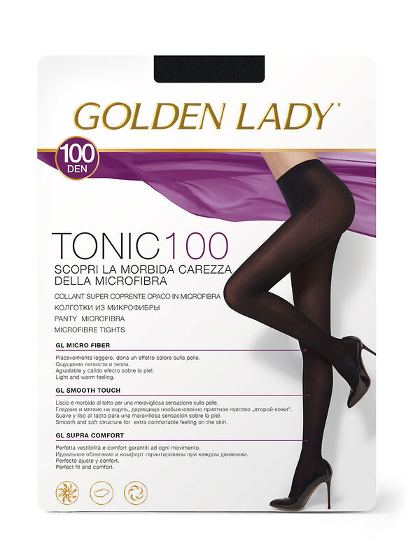 Golden Lady Колготки 569122 TONIC 100 Nero (Черный)