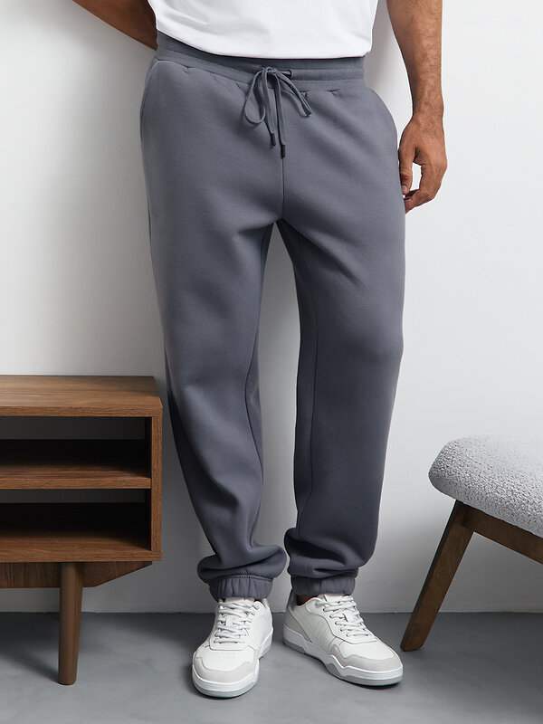 Omsa Брюки 569189 OmU 3235С Брюки джоггеры муж. утепленные, CO+PE Grigio (Серый)