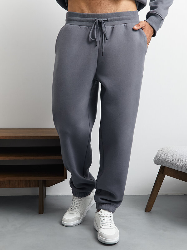 Omsa Брюки 569189 OmU 3235С Брюки джоггеры муж. утепленные, CO+PE Grigio (Серый)