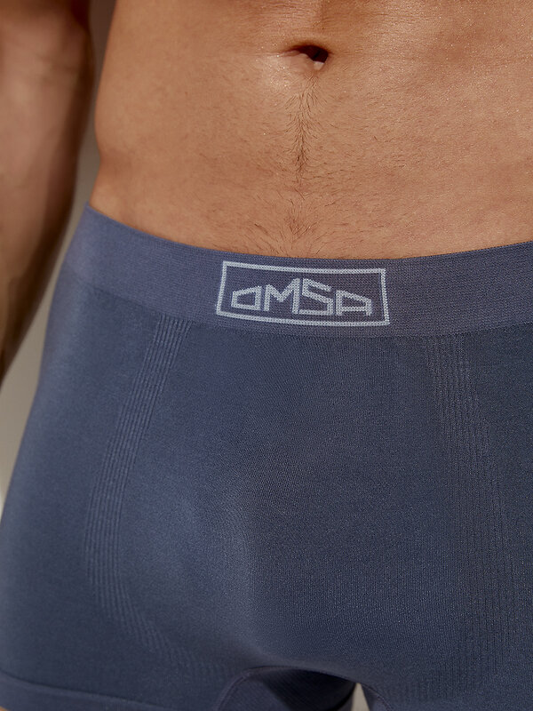 Omsa Трусы 569197 OmB 2235 Боксеры муж. бесшовные, VI Grafite (Серый)