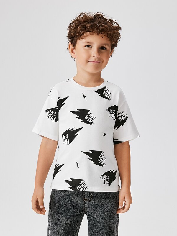 Acoola Футболка 569222 20120510280 черно-белый принт