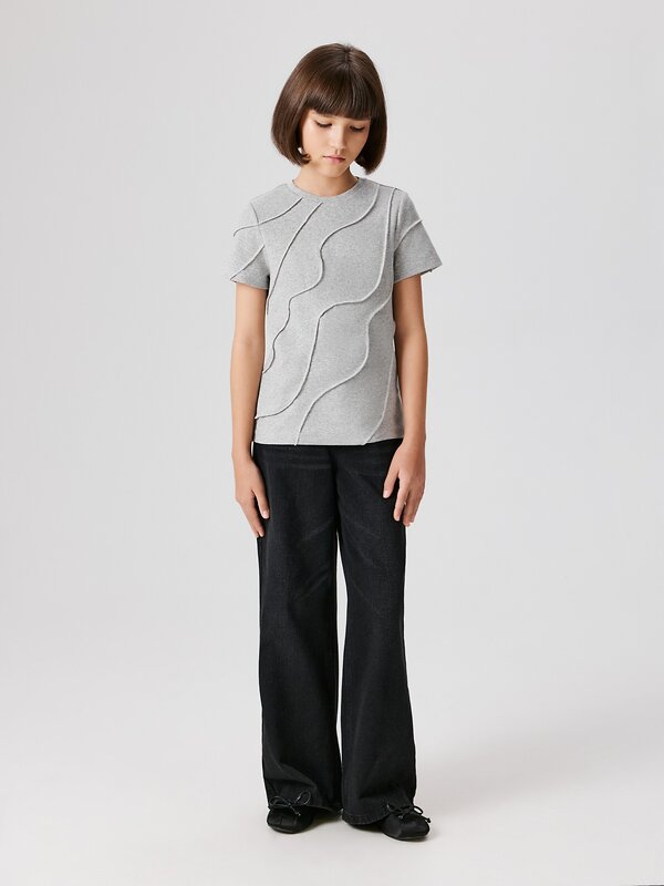 Acoola Блузка 569243 20210510194 серый меланж