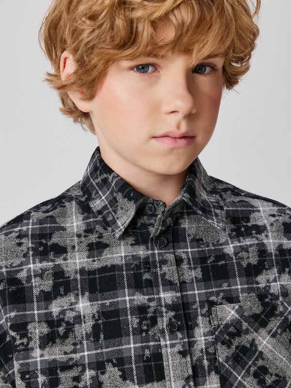 Acoola Сорочка 569261 20110280212 серая клетка