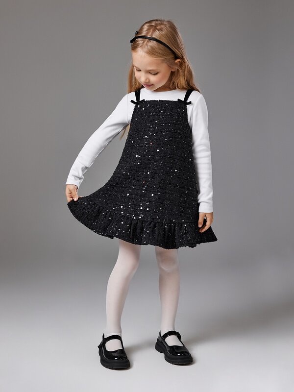 Acoola Платье 569266 20220200881 черно-белый