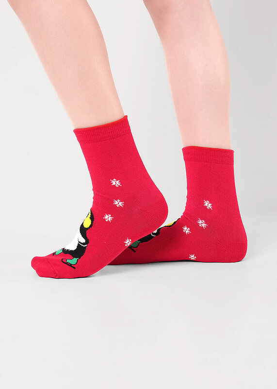 CLEVER Носки 569314 С4555 20-22,22 красный