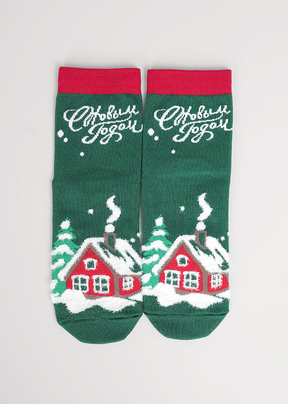 CLEVER Носки 569323 С4563 12-14,14-16 зелёный