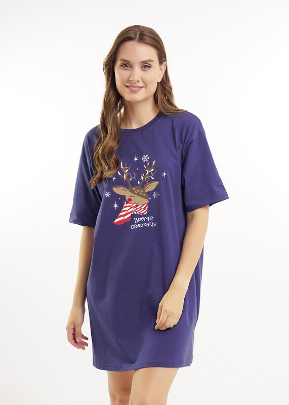 CLEVER Платье 569339 LDR15-1202/1 т.синий