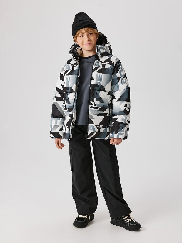 Acoola Куртка 569364 20110650035 черно-белый