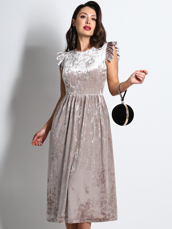 DStrend Платье 569429 ЮС-1052 Бежевый